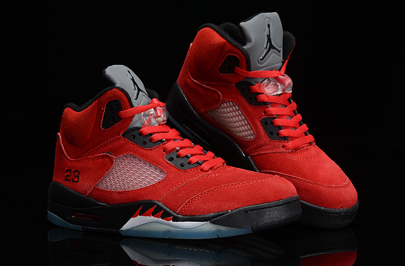 Air Jordan 5 Mens Shoes Aaa Red/Black Online